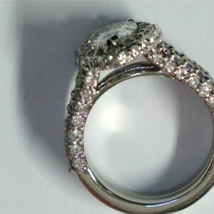Ethereal Diamond Halo Ring