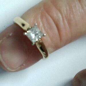 The Royal Princess Cut Diamond Solitaire