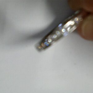 Elegant 14K White Gold Princess Cut Diamond Eternity Band