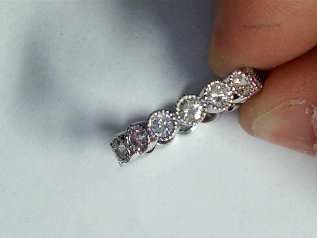 The Radiant Infinity: A Diamond Bezel Eternity Band
