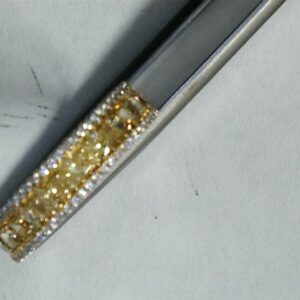 The Golden Radiance Pave Band