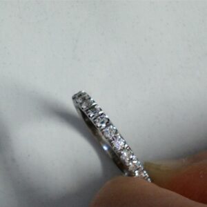 Eternity of Brilliance: The Diamond Pavé Wedding Band