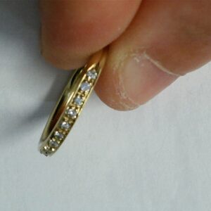 KOR 14K Gold Diamond Pavé Band
