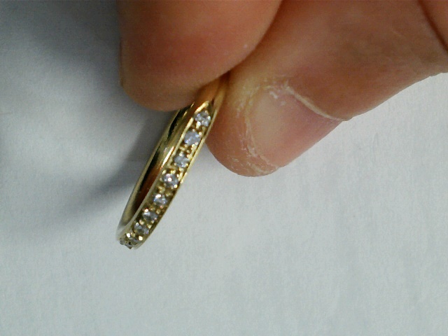 KOR 14K Gold Diamond Pavé Band