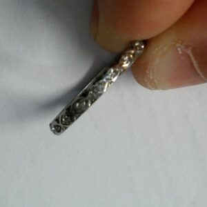 Ethereal Diamond Filigree Band