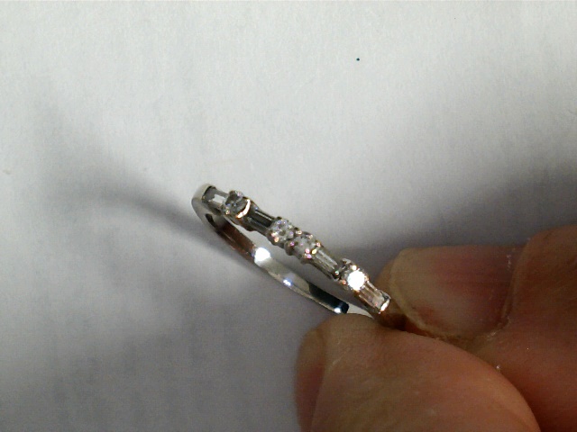 Elegant 14K White Gold Diamond Accent Ring