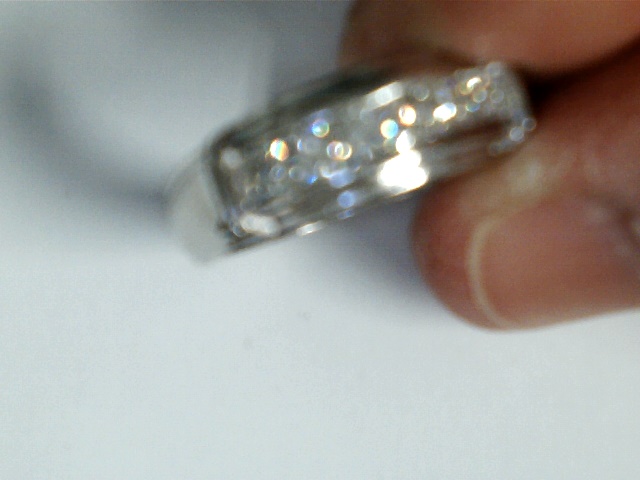 Chanel-Style Platinum Pavé Diamond Band