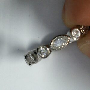 Ethereal Marquise & Round Diamond Eternity Band