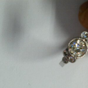 Ethereal Diamond Cluster Ring