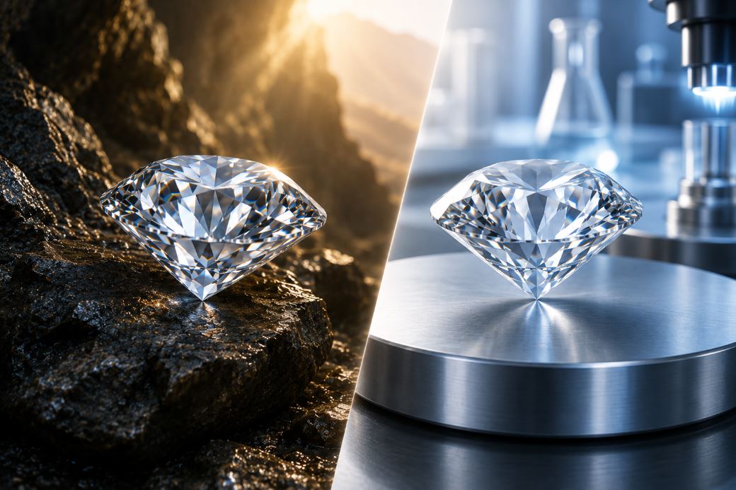 Lab-Grown vs. Natural Diamonds: The Core Difference